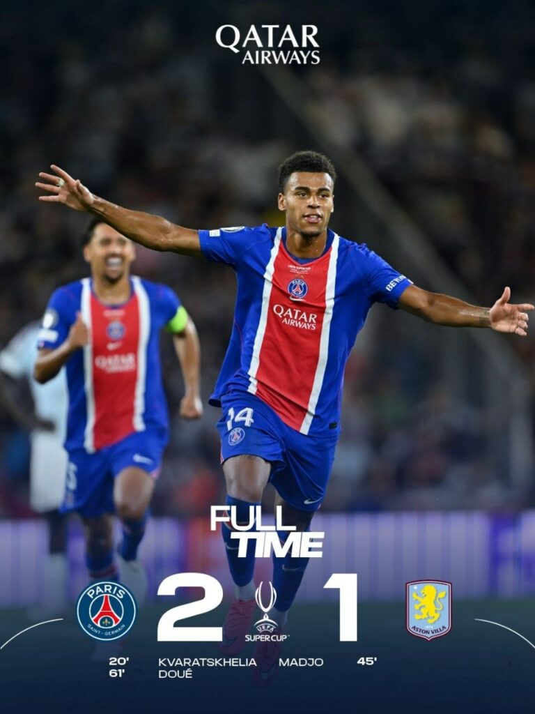 PSG-Aston Villa
